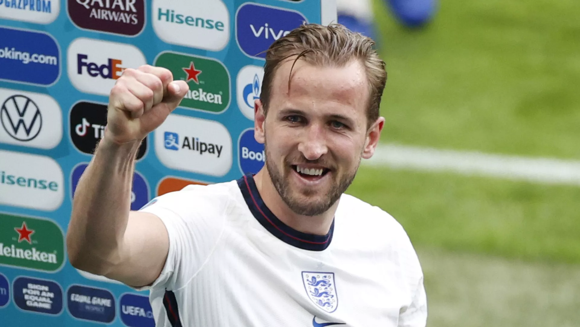 Soccer Football - Euro 2020 - Round of 16 - England v Germany - Wembley Stadium, London, Britain - June 29, 2021 England's Harry Kane celebrates after the match