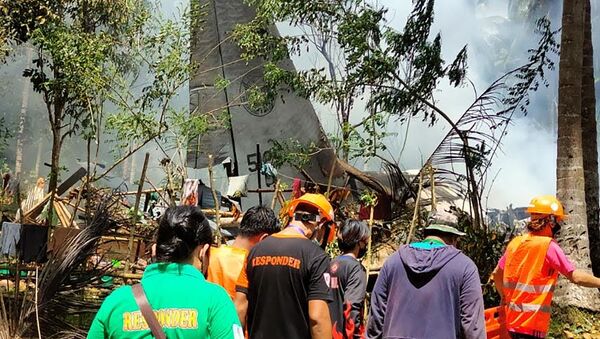 شمار کشته‌های حادثه سقوط طیارۀ نظامی در فیلیپین به 29 تن رسید + ویدیو - اسپوتنیک افغانستان  