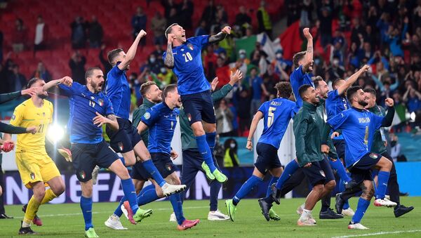 تیم ایتالیا در مرحله نیمه نهایی جام ملیت های اروپا - اسپوتنیک افغانستان  