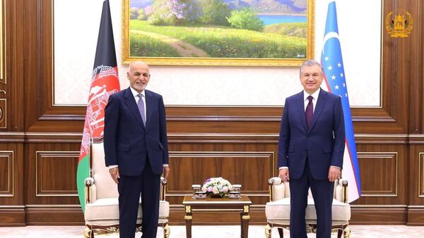 دیدار غنی و میرضیایف؛ اوزبیکستان وعدۀ همکاری دوامدار داد - اسپوتنیک افغانستان  