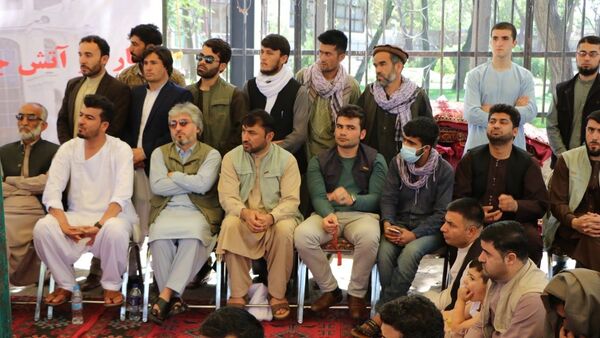 اعتراض مردم تخار در کابل بخاطر افزایش ناامنی‌ها در این ولایت. - اسپوتنیک افغانستان  