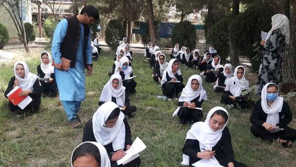 روند امتحانات دانش آموزان مکاتب در بدخشان - اسپوتنیک افغانستان  