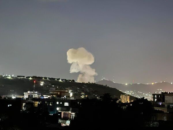 تصاویری از انفجار شام امروز کابل - اسپوتنیک افغانستان  