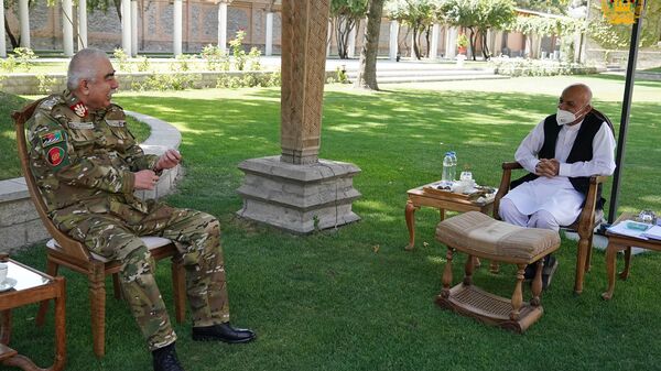 دیدار مارشال دوستم با رئیس جمهور غنی در ارگ - اسپوتنیک افغانستان  