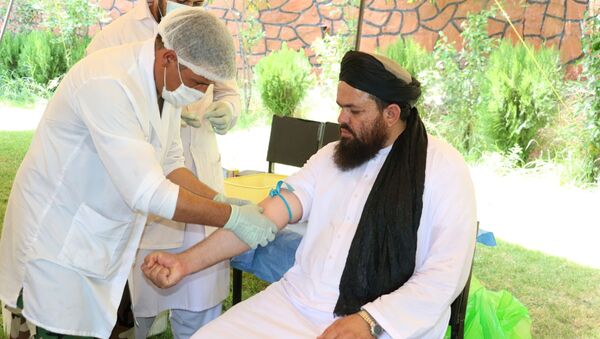   کمپین اهدای خون در حمایت از نیروهای دولتی در ننگرهار - اسپوتنیک افغانستان  
