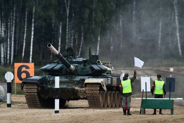 مسابقات بین‌المللی نظامی ارتش 2021 روسیه/تانک T-72B3 - اسپوتنیک افغانستان  