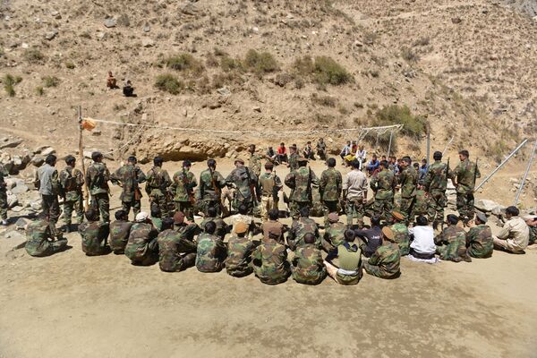تمرینات نظامی جبهه مقاومت در پنجشیر. - اسپوتنیک افغانستان  