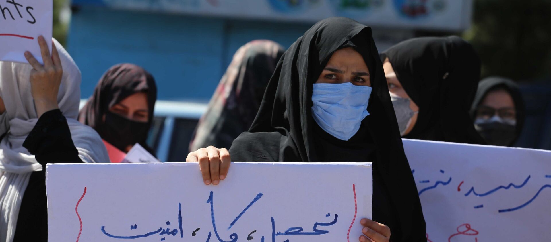 اولین تظاهرات زنان هرات پس از تسلط طالبان: نترسید، نترسید ما همه باهم هستیم - اسپوتنیک افغانستان  , 1920, 02.09.2021