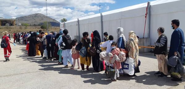 اردوگاه مهاجران افغان در ایتالیا - اسپوتنیک افغانستان  