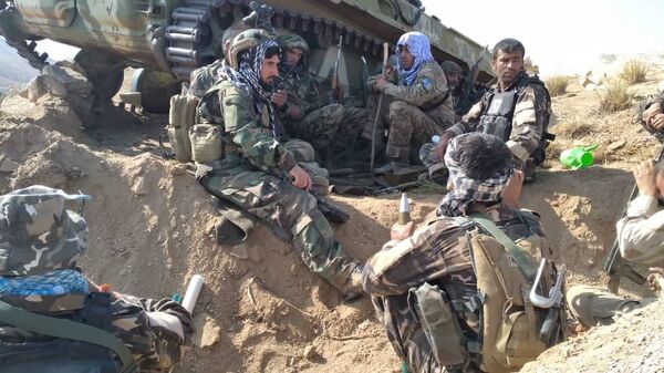 Бойцы фронта национального сопротивления в Панджшере - اسپوتنیک افغانستان  