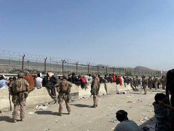 کمپ تخلیه شدگان افغان در آمریکا - اسپوتنیک افغانستان  