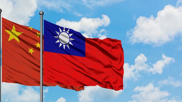 Флаги Тайваня и Китая - اسپوتنیک افغانستان  