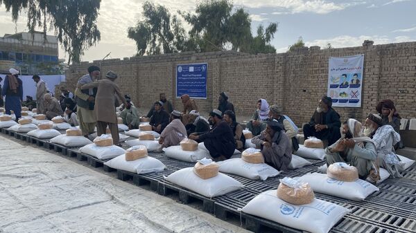 Гуманитарная помощь WFP в Кандагаре - اسپوتنیک افغانستان  