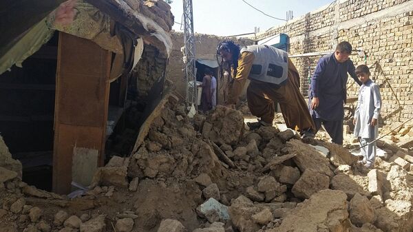 Разрушения в результате землетрясения в Пакистане  - اسپوتنیک افغانستان  