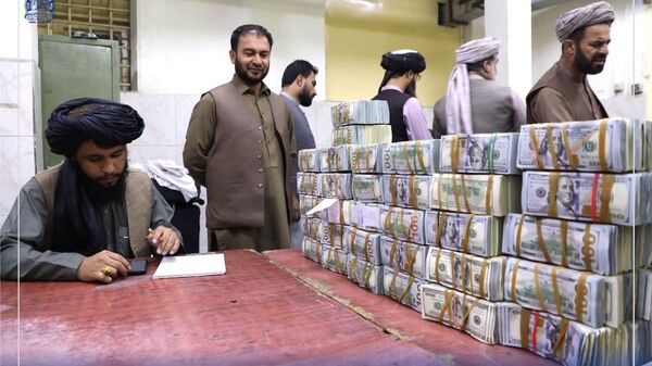 پول‌های ضبط شده مقام‌های حکومت پیشین به د افغانستان بانک سپرده شد - اسپوتنیک افغانستان  