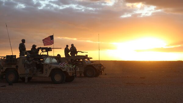 Американские военнослужащие в районе населенного пункта Эт-Танф, Сирия - اسپوتنیک افغانستان  