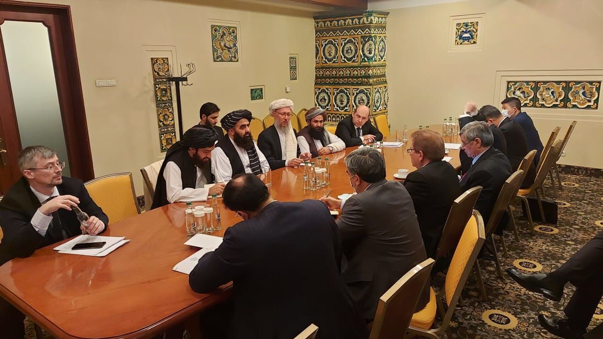 دیدار هیات طالبان با نمایندگان ویژه کشورهای روسیه، چین و پاکستان در مسکو - اسپوتنیک افغانستان  , 1920, 28.11.2021