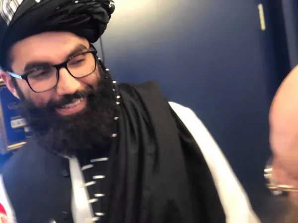 انس حقانی از اعضای ارشد طالبان (گروه ممنوع در روسیه) در نشست «فرمت مسکو» درباره افغانستان انس حقانی از اعضای ارشد طالبان (گروه ممنوع در روسیه) در نشست «فرمت مسکو» درباره افغانستان - اسپوتنیک افغانستان