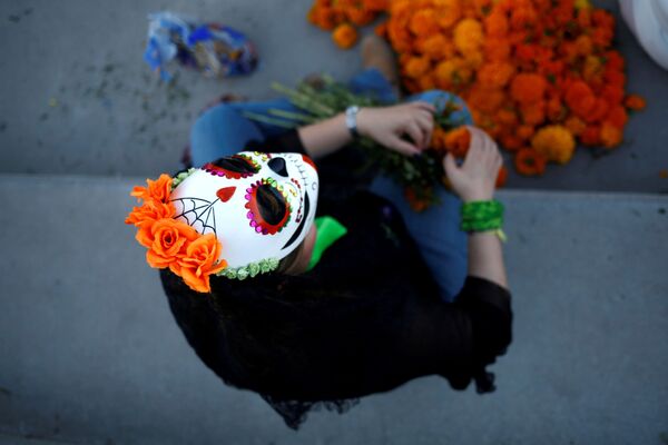 روز مردگان؛ عجیب‌ترین جشن در مکزیک. - اسپوتنیک افغانستان  