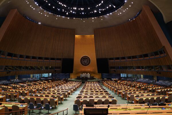 سالن مجمع عمومی سازمان ملل متحد - اسپوتنیک افغانستان  