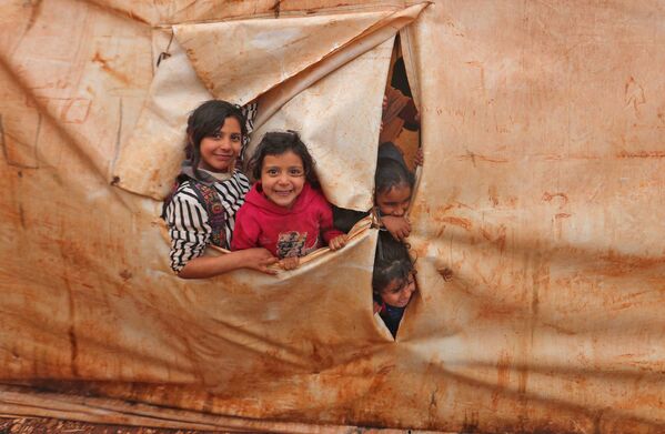 اردوگاه آوارگان فلسطینی در مرز با ترکیه - اسپوتنیک افغانستان  