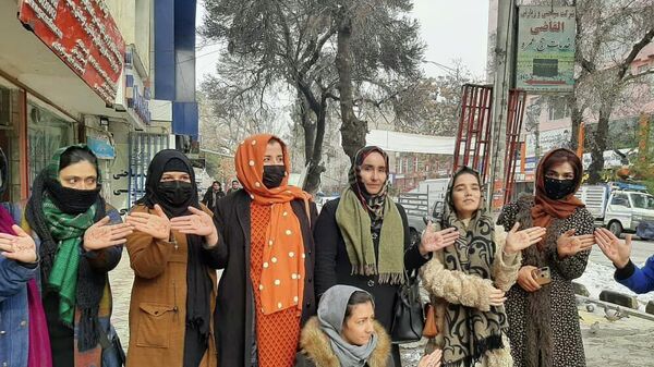 ادامه اعتراضات زنان کابل  - اسپوتنیک افغانستان  