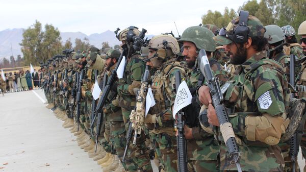 Прохождение талибами* военной подготовки в провинции Хост - اسپوتنیک افغانستان  