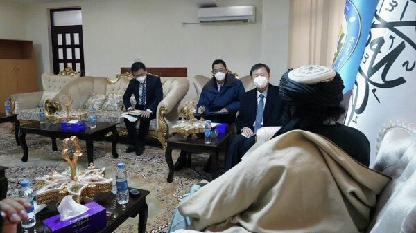 دیدار سرپرست وزارت داخله گروه طالبان با سفیر چین در کابل - اسپوتنیک افغانستان  