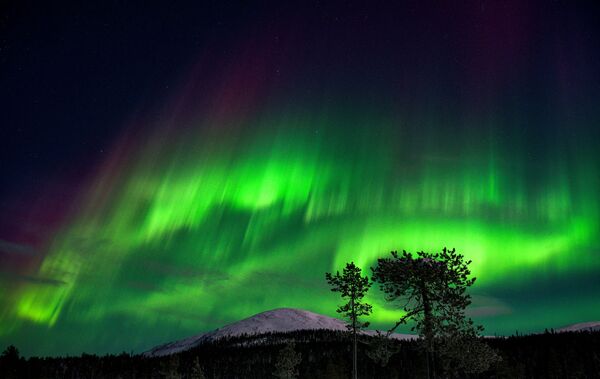 شفق، نور فضایی در آسمان لاپلند فنلاند. - اسپوتنیک افغانستان  