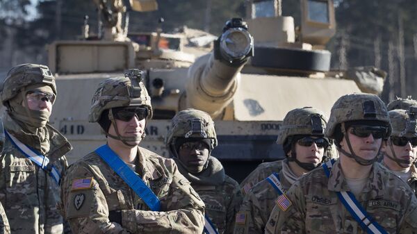 Солдаты американской армии на учениях в Литве  - اسپوتنیک افغانستان  