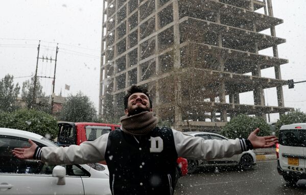 برف باری در عراق. - اسپوتنیک افغانستان  
