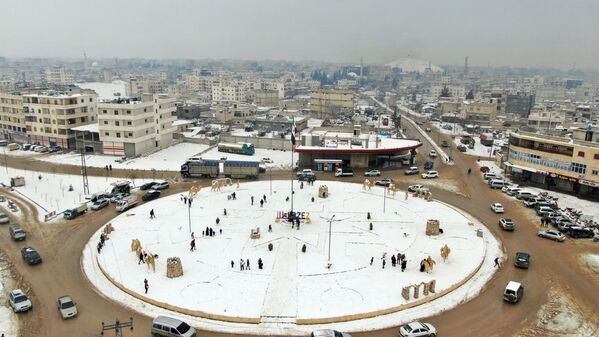 برف در سوریه. - اسپوتنیک افغانستان  