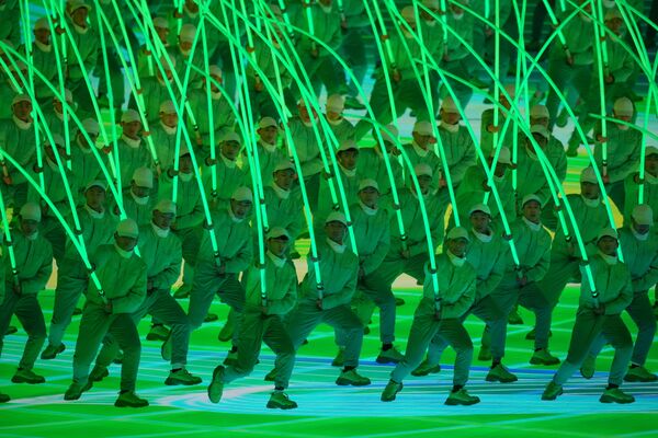 هنرمندان در مراسم افتتاحیه XXIV بازی های المپیک زمستانی در پکن - اسپوتنیک افغانستان  