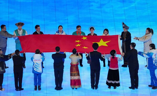 هنرمندان در مراسم افتتاحیه XXIV بازی های المپیک زمستانی در پکن - اسپوتنیک افغانستان  
