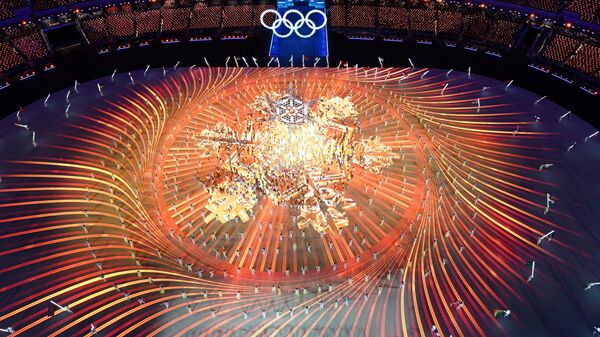 Участники церемонии закрытия XXIV зимних Олимпийских игр в Пекине - اسپوتنیک افغانستان  