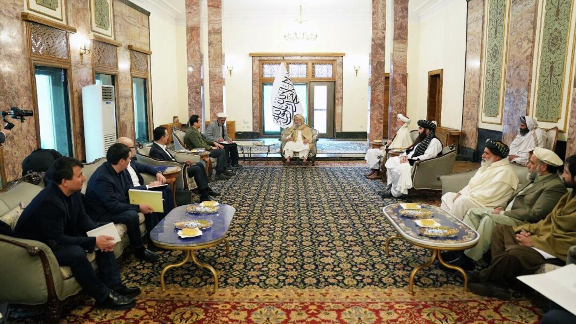 دیدار نخست وزیر طالبان با معاون نخست وزیر ازبیکستان - اسپوتنیک افغانستان  , 1920, 22.02.2022