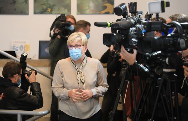 اینگریدا سیمونیت، نخست وزیر  لیتوانی. - اسپوتنیک افغانستان  