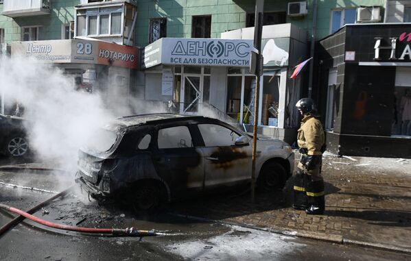در پی حمله نیرو های مسلح اوکراین با راکت های &quot;توچکا یو&quot; به جمهوری خلق دونتسک 20 نفر کشته و 23 نفر دیگر زخمی شدند. - اسپوتنیک افغانستان  