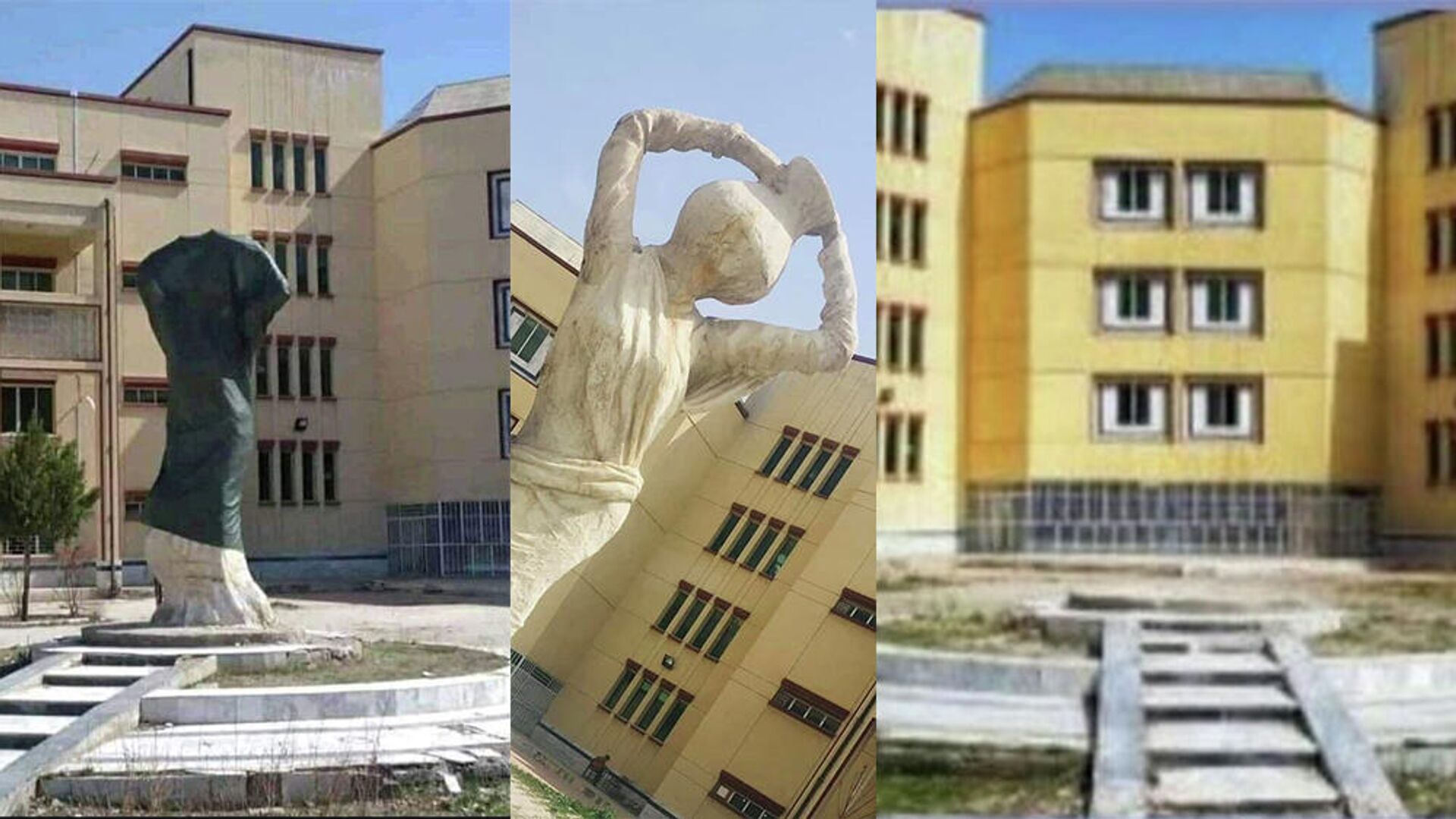 طالبان تندیس مادر را از مقابل دانشکده هنرهای زیبای کابل برداشتند - اسپوتنیک افغانستان  , 1920, 20.03.2022
