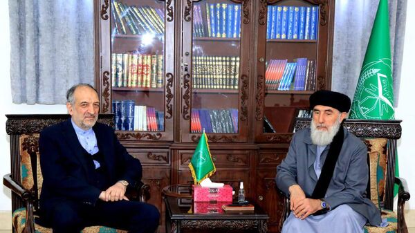 دیدار گلبدین حکمتیار با سفیر ایران در کابل   - اسپوتنیک افغانستان  