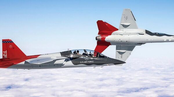 Учебно-тренировочный самолет T-7A Red Hawk компании Boeing - اسپوتنیک افغانستان  
