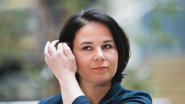 Кандидат на пост канцлера Германии от партии Зеленые Анналена Бербок - اسپوتنیک افغانستان  
