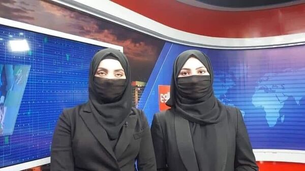 دیده‌ بان حقوق بشر: استفاده اجباری‌ از ماسک برای مجریان زن نقض آشکار حقوق زنان است  - اسپوتنیک افغانستان  