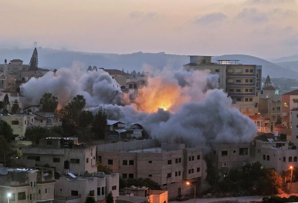 بمباران خانه های فلسطینی توسط اسرائیل. - اسپوتنیک افغانستان  