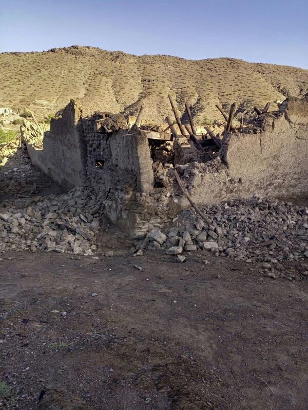 پیامدهای زلزله مرگبار مرگبار خوست و پکتیکا. - اسپوتنیک افغانستان  