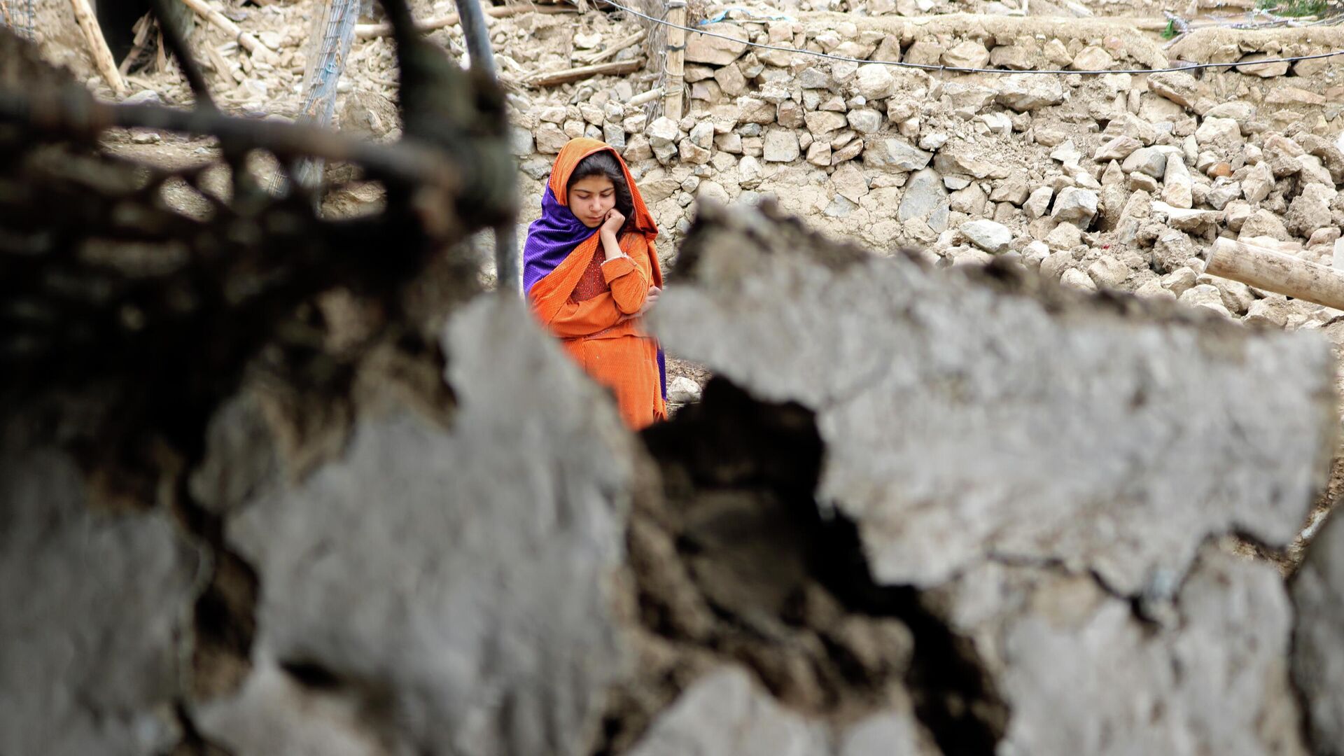 Последствия землетрясения в провинции Хост в Афганистане  - اسپوتنیک افغانستان  , 1920, 27.06.2022