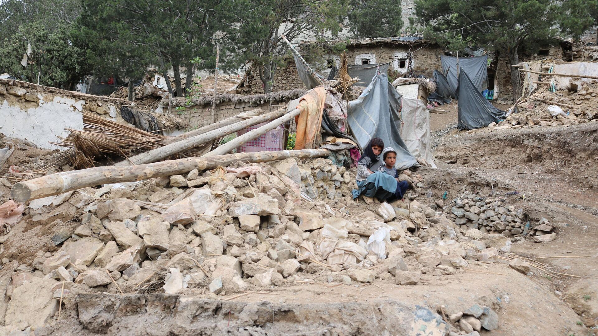 Последствия землетрясения в афганской провинции Хост - اسپوتنیک افغانستان  , 1920, 25.06.2022