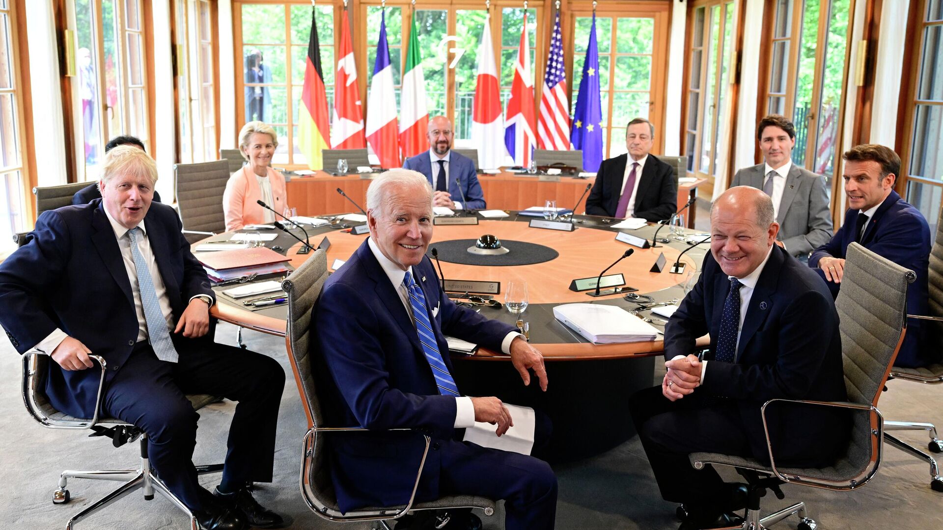 Мировые лидеры на саммите G7 в Баварии - اسپوتنیک افغانستان  , 1920, 27.06.2022