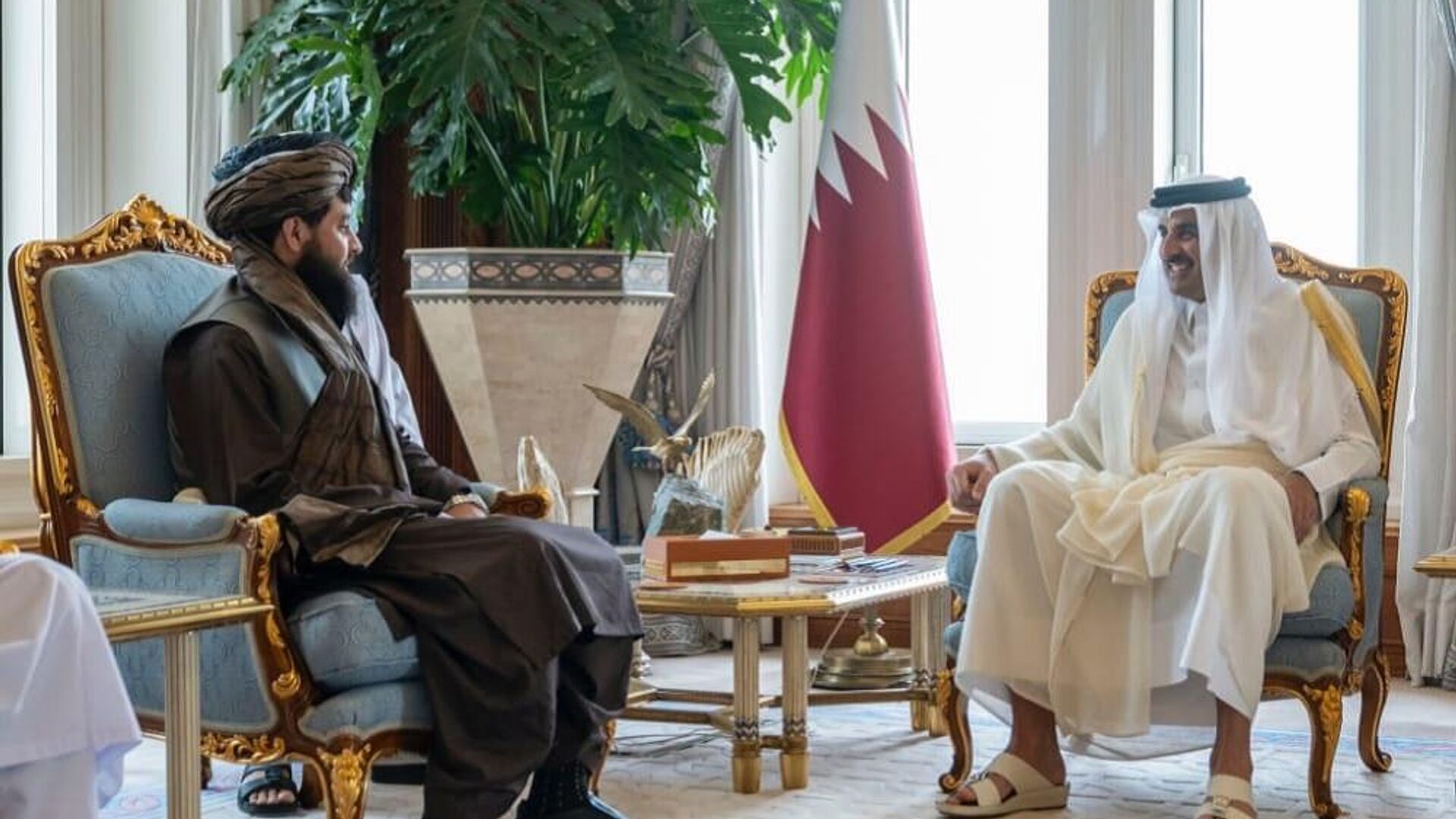 وزیر دفاع طالبان با امیر قطر دیدار کرد - اسپوتنیک افغانستان  , 1920, 06.07.2022