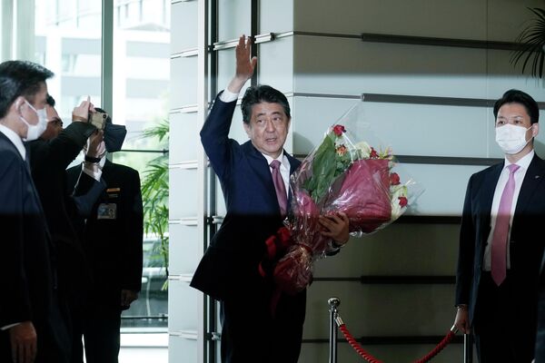 شینزو آبه در سپتامبر 2020 سمت نخست وزیری جاپانرا ترک کرد.  - اسپوتنیک افغانستان  
